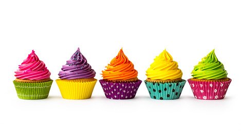 Übersichtsbild Bunte Cup Cakes: Ein Beispiel für Produktvarianten, Bildquelle: fotolia, Ruth Black