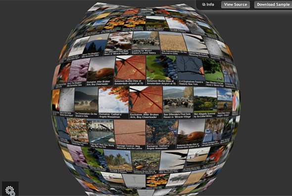 Bildergalerie mit HTML5 erstellt