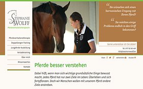 Webdesign aus Köln für Pferdeverhaltenstherapeutin