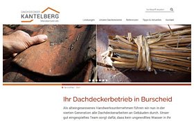 Webdesign Dachdecker Kantelberg, Thumb
