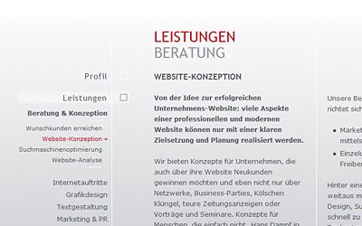 Beratung zur Website-Konzeption