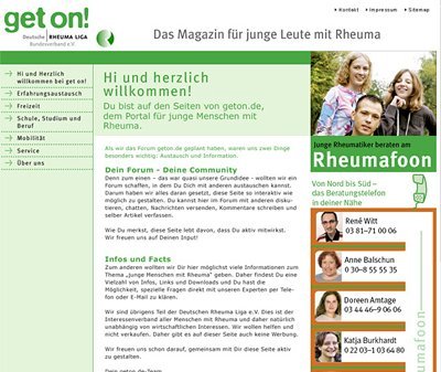 Webdesign Köln, Kundenstimme Deutsche Rheumaliga