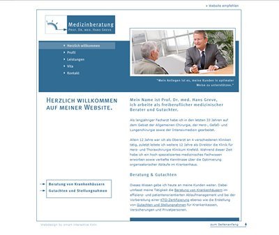 Medizinberatung-greve-webdesign-koeln-kundenstimme