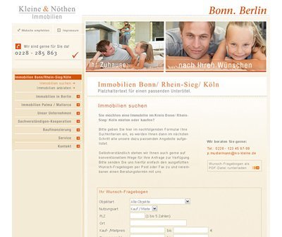 Webdesign Köln, Kundenstimme Nöthen & Nöthen Immobilien