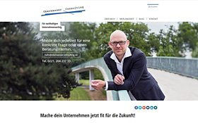 Website-Konzeption und Webdesign für Oberwasser Consulting Köln
