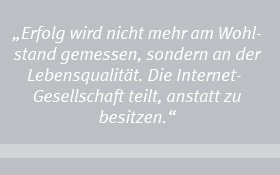 Wertvorstellungen der Internet-Gesellschaft